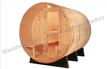 Elektrische Fass-Sauna-Kabinen-festes Holz für im Freien/Innen
