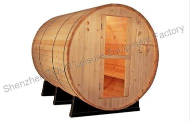 Elektrische Fass-Sauna-Kabinen-festes Holz für im Freien/Innen